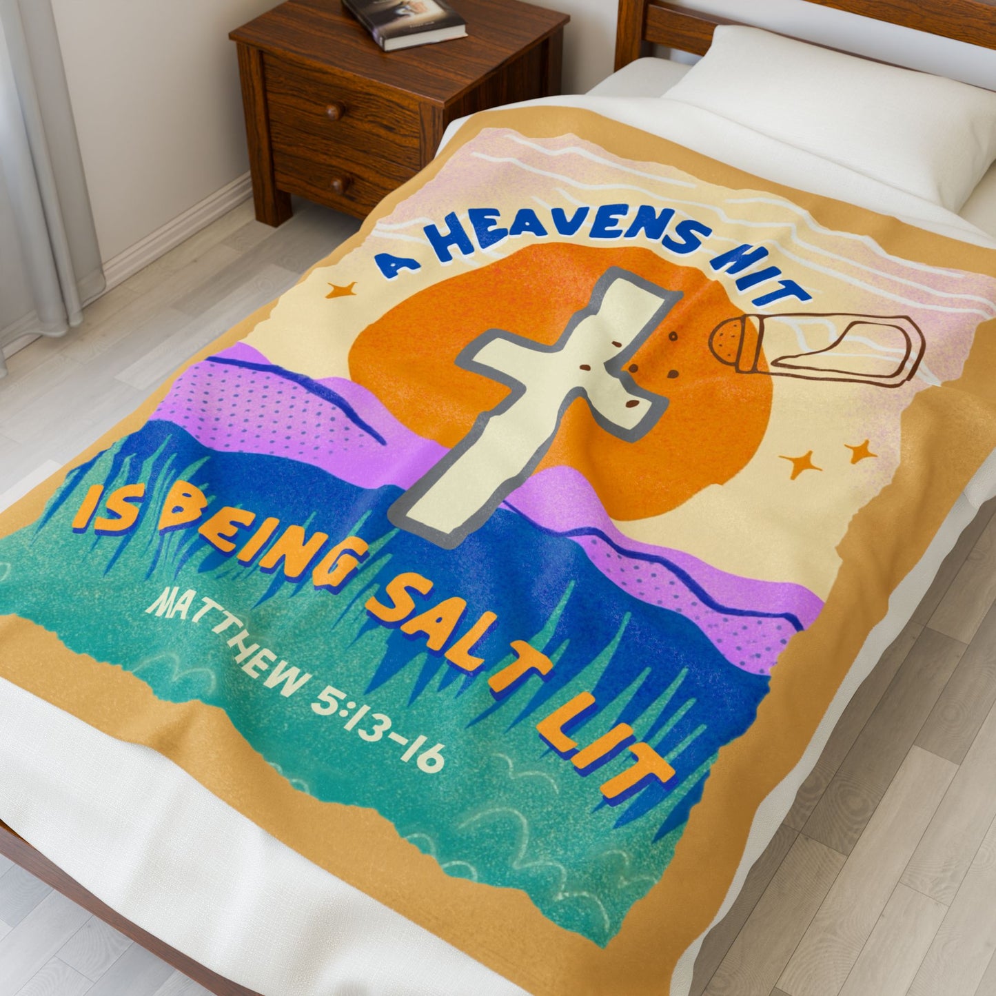 Salt Lit Velveteen Plush Blanket