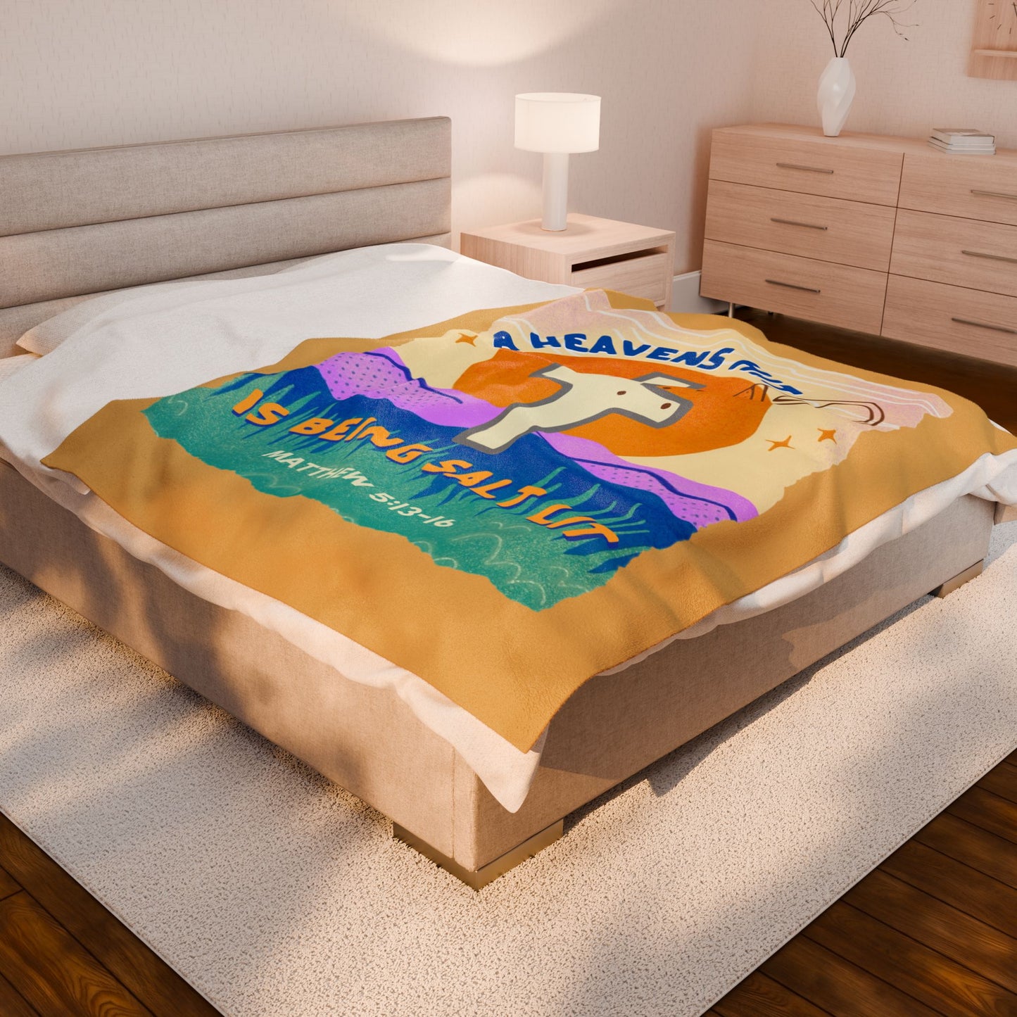 Salt Lit Velveteen Plush Blanket