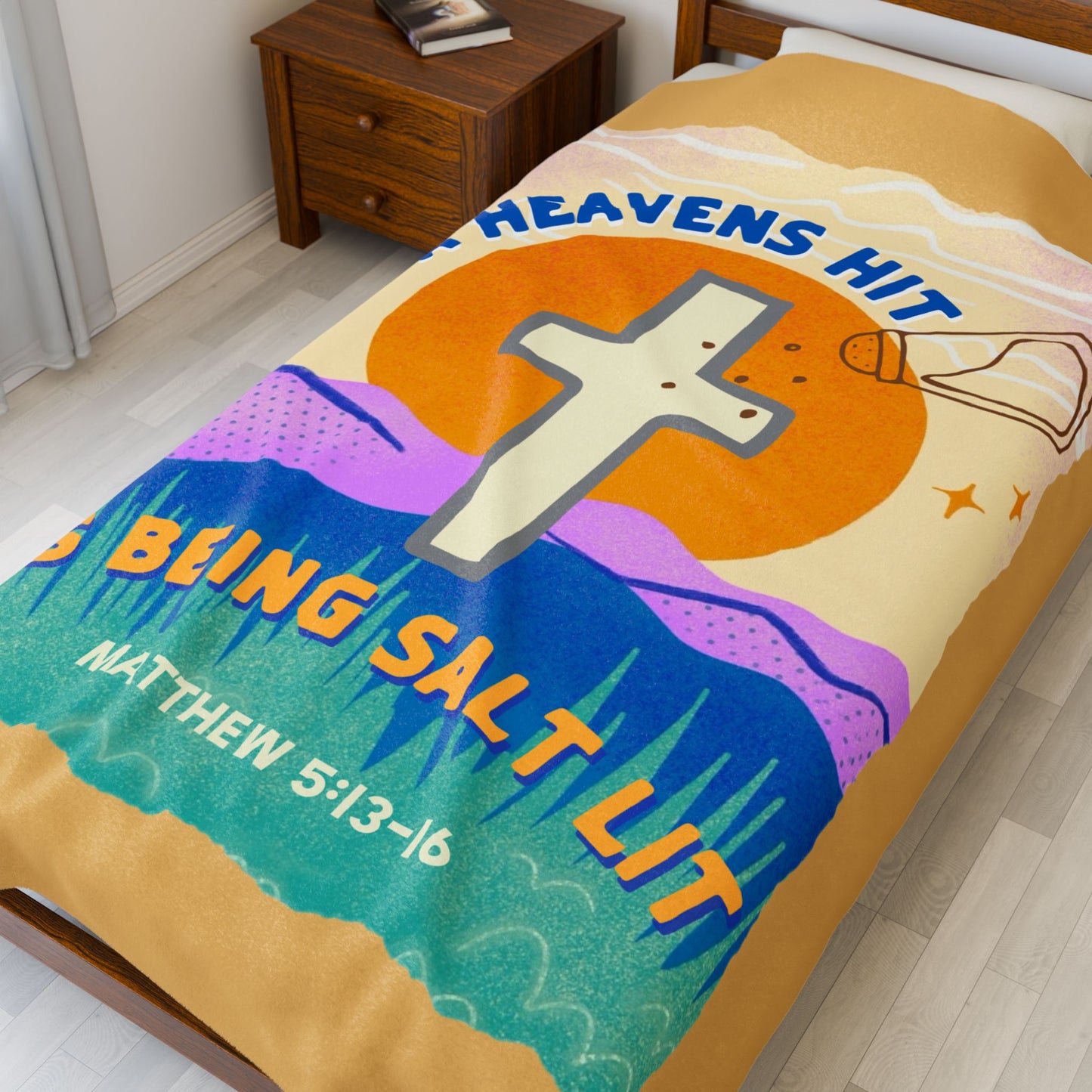 Salt Lit Velveteen Plush Blanket