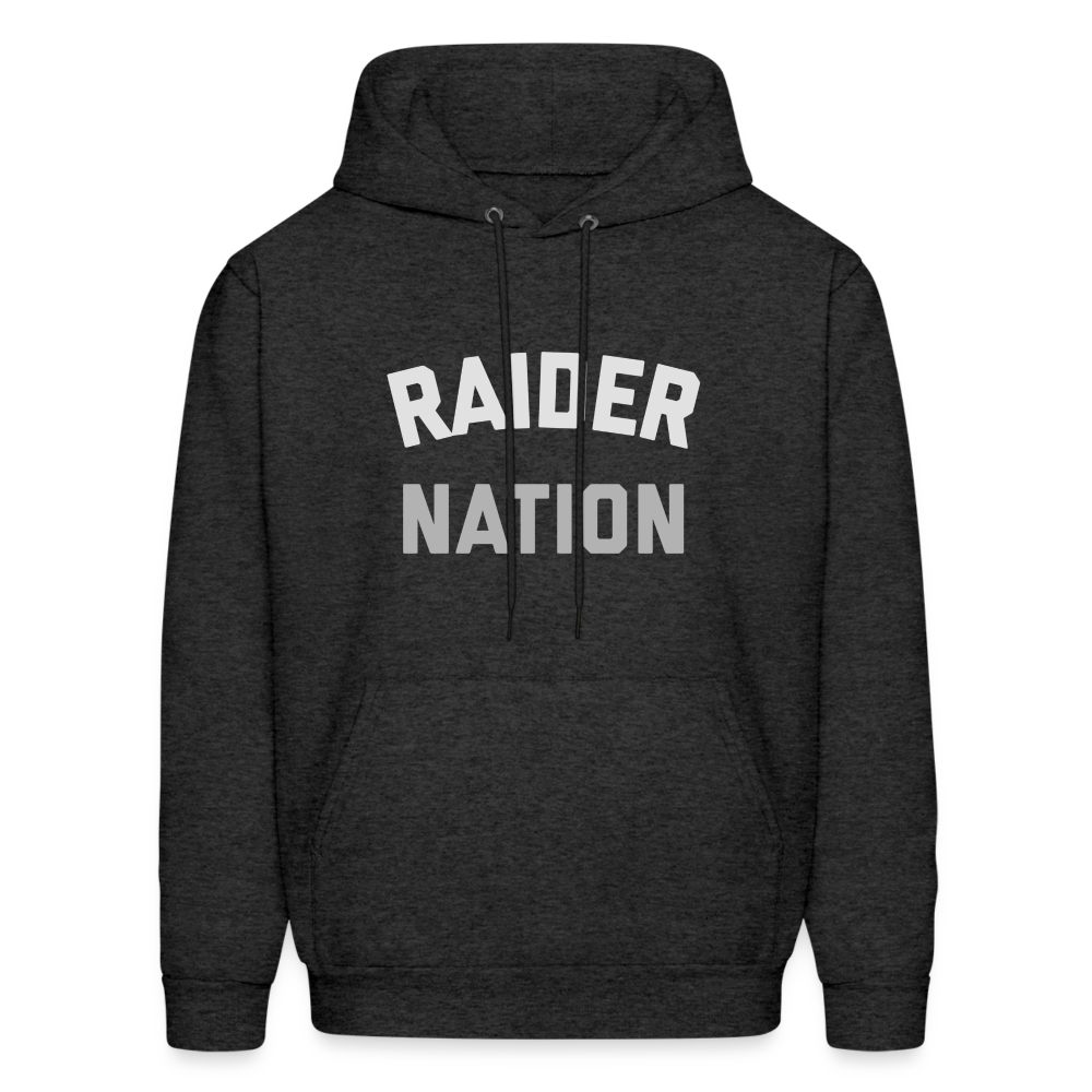 Raider Nation Men's Hoodie - charcoal grey