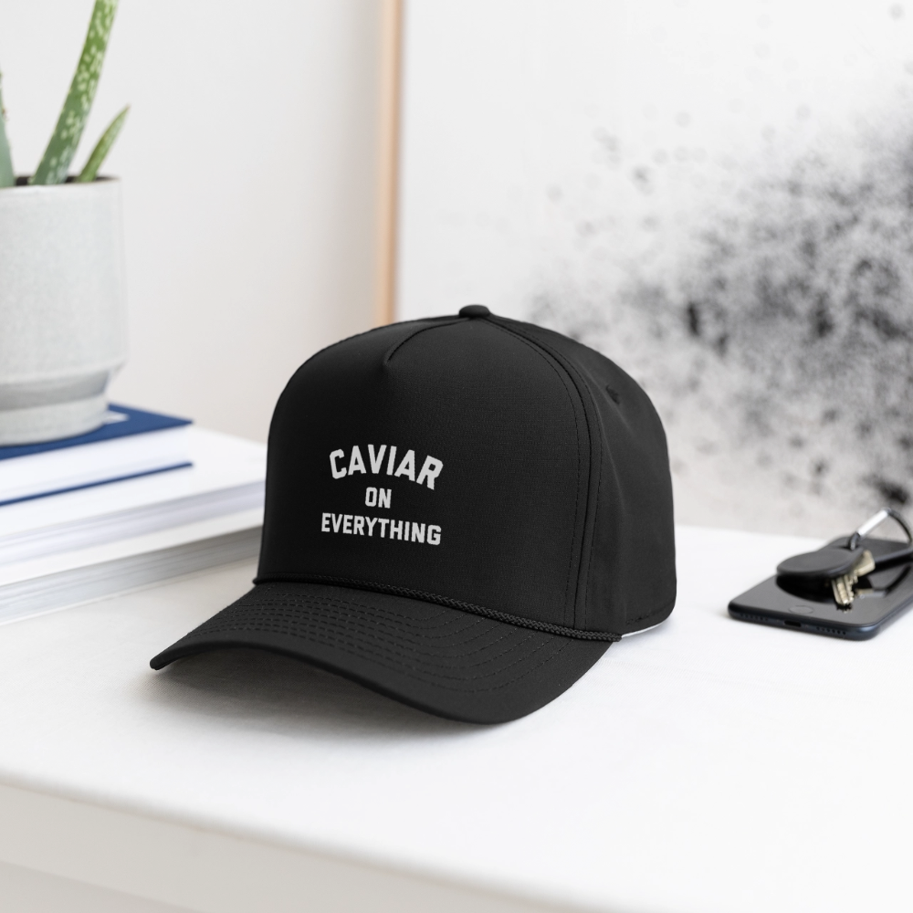 Caviar on Everything Rope Cap - black/black