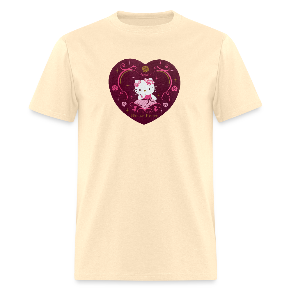 Hello Kitty Rose Heart Unisex Classic T-Shirt - natural