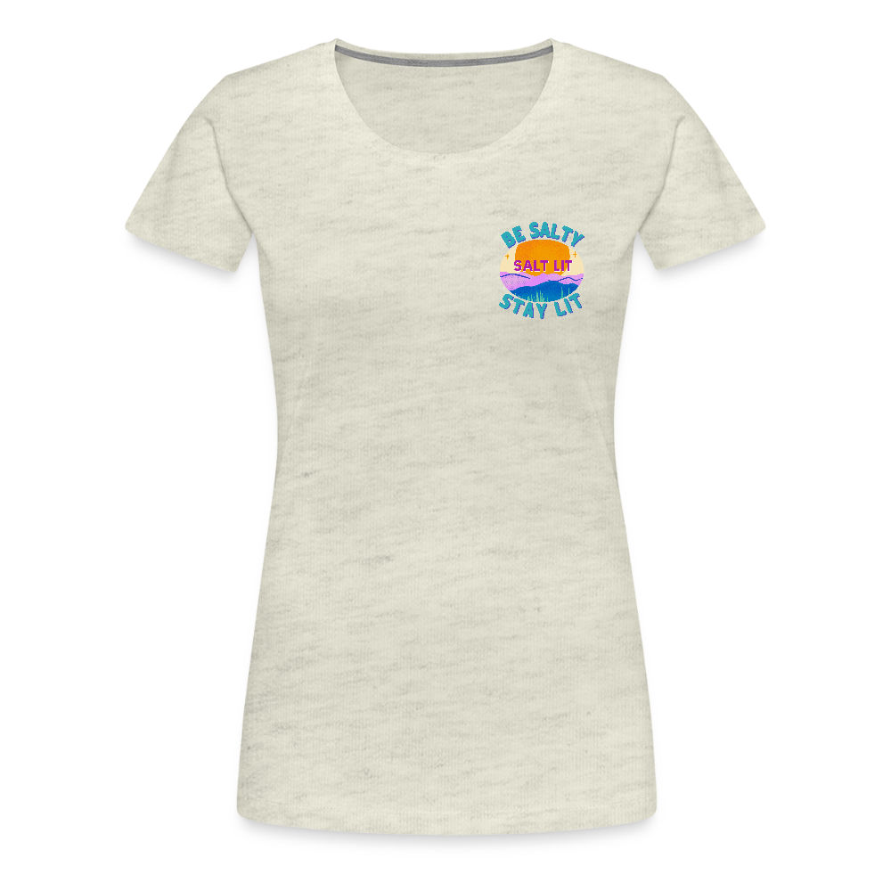 SALTLIT Scoop Neck - heather oatmeal