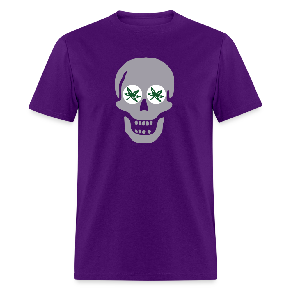 Skull BuckEYES Unisex Classic T-Shirt - purple