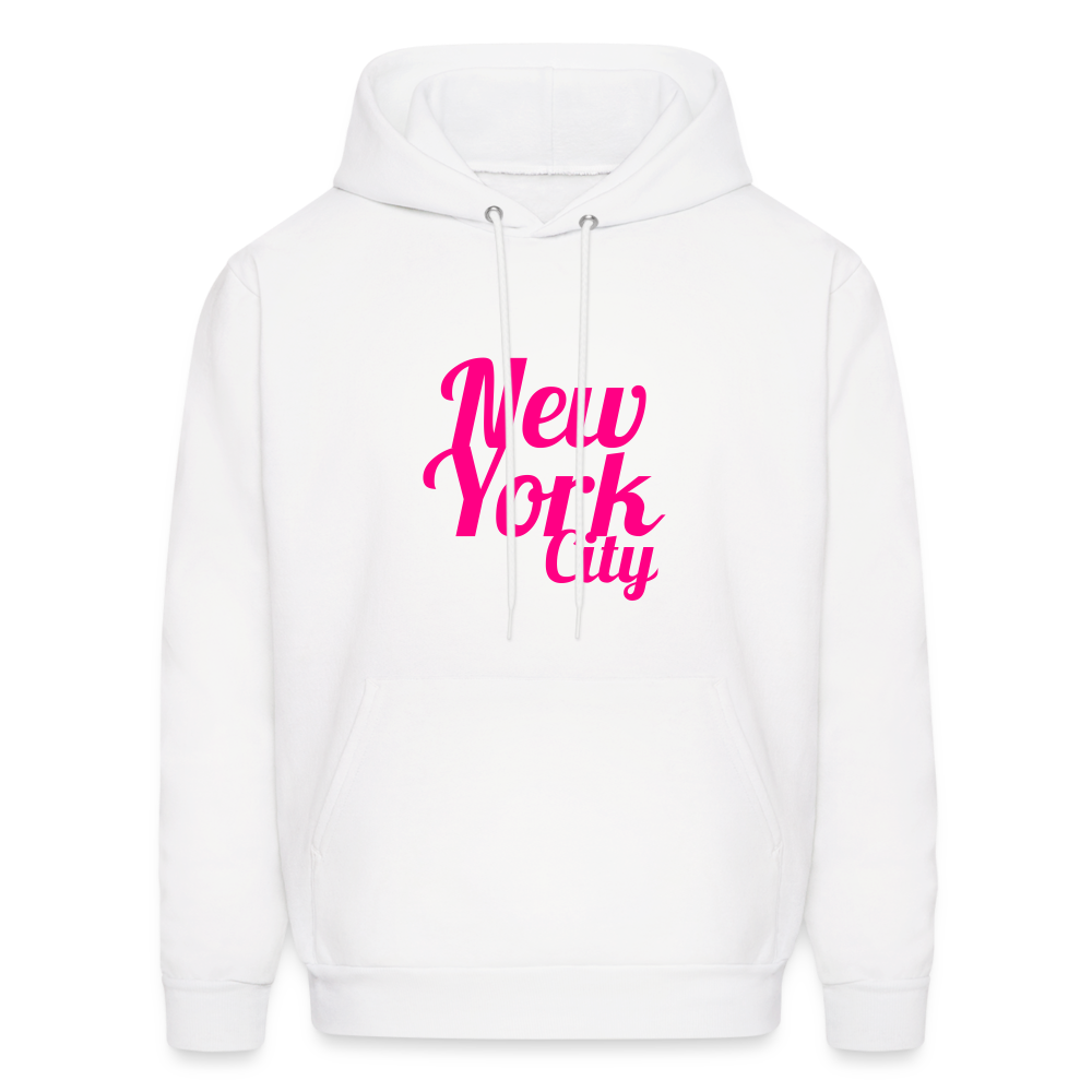 New York City Men's Hoodie - white