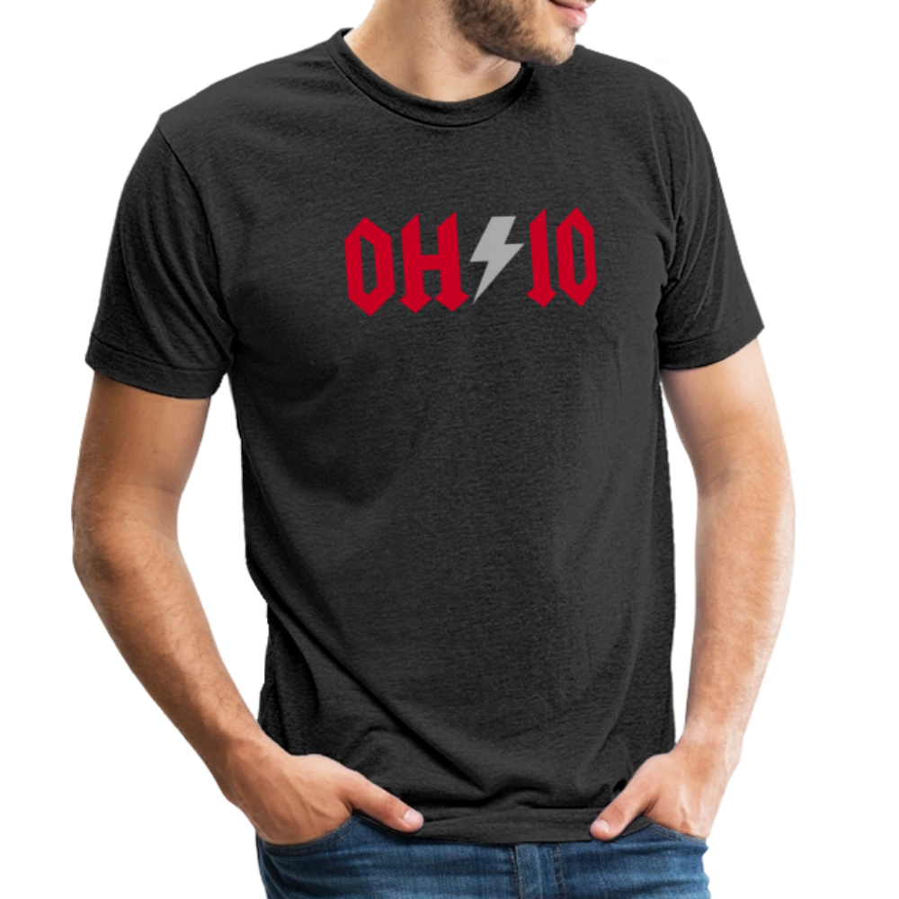OH*IO Unisex Tri-Blend T-Shirt - heather black