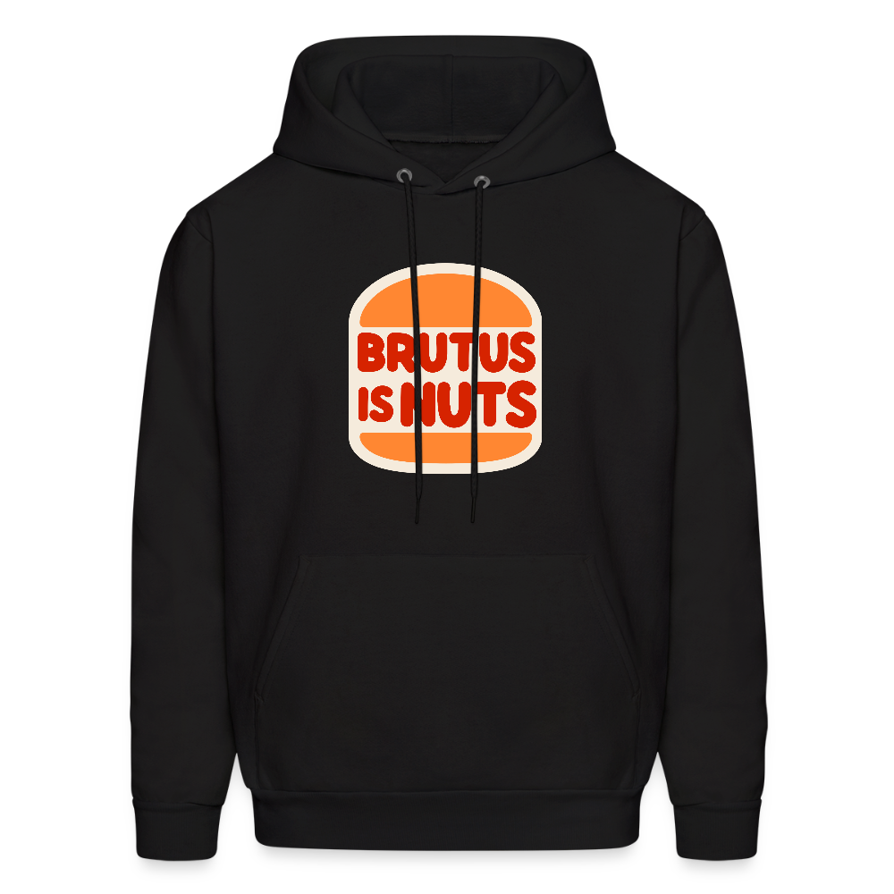 Brutus is Nuts Men's Hoodie - black