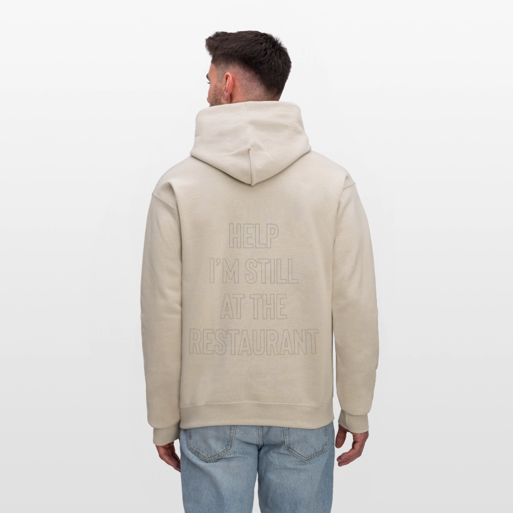Help I’m Still at the Restaurant Men's Hoodie - Sand