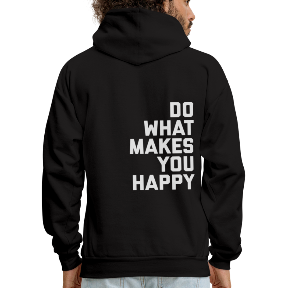 Do What Makes You Happy Men's Hoodie - black