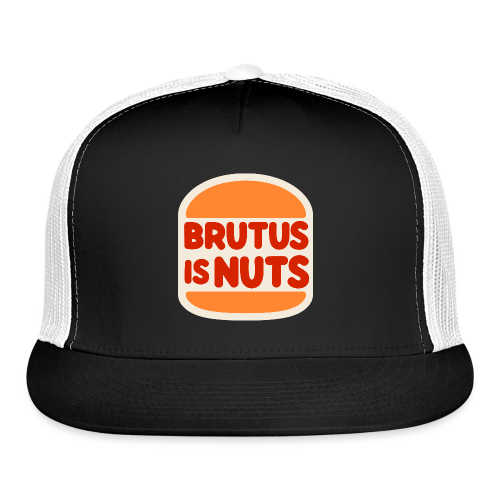 Brutus is Nuts Trucker Hat - black/white
