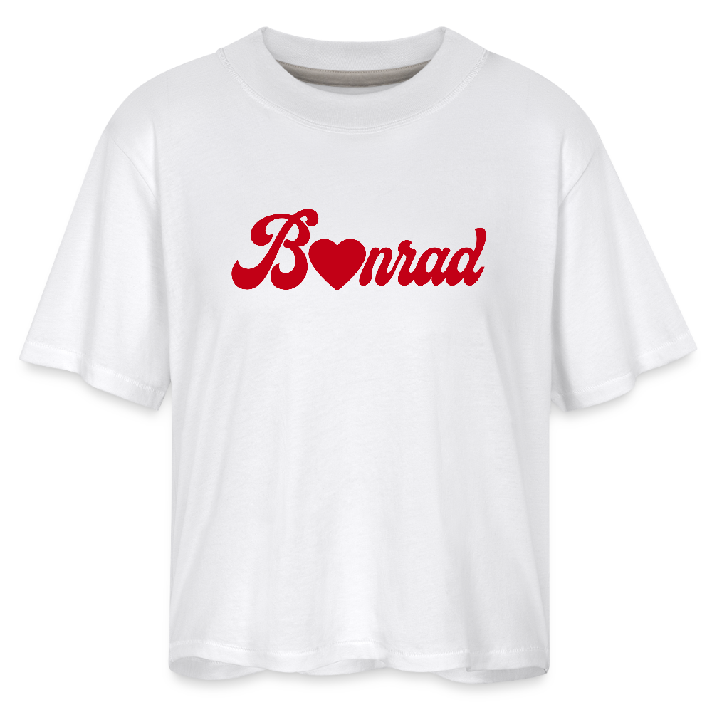 Bonrad Women's Boxy Tee - white