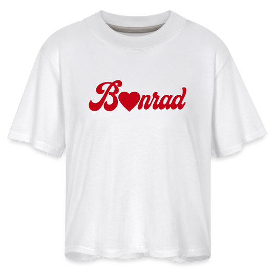 Bonrad Women's Boxy Tee - white