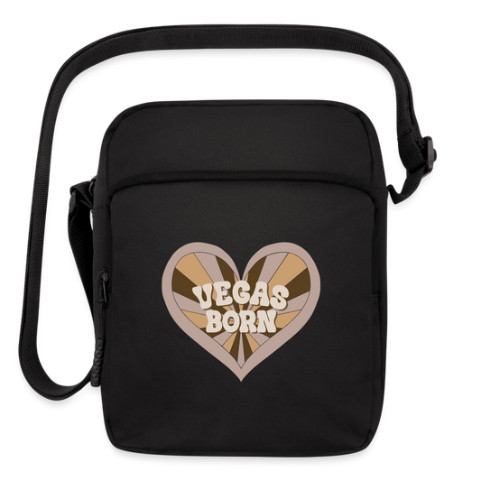 Vegas Born Upright Crossbody Bag - black