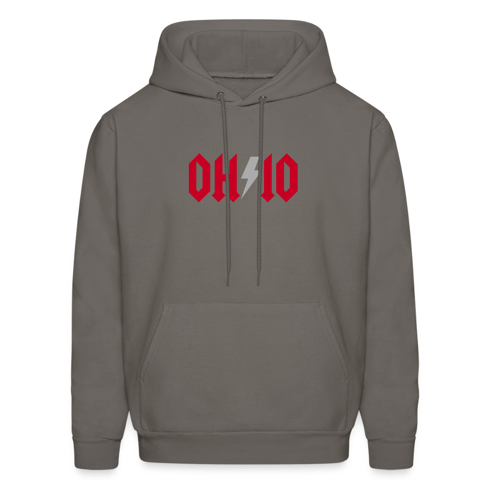 OH*IO Men's Hoodie - asphalt gray