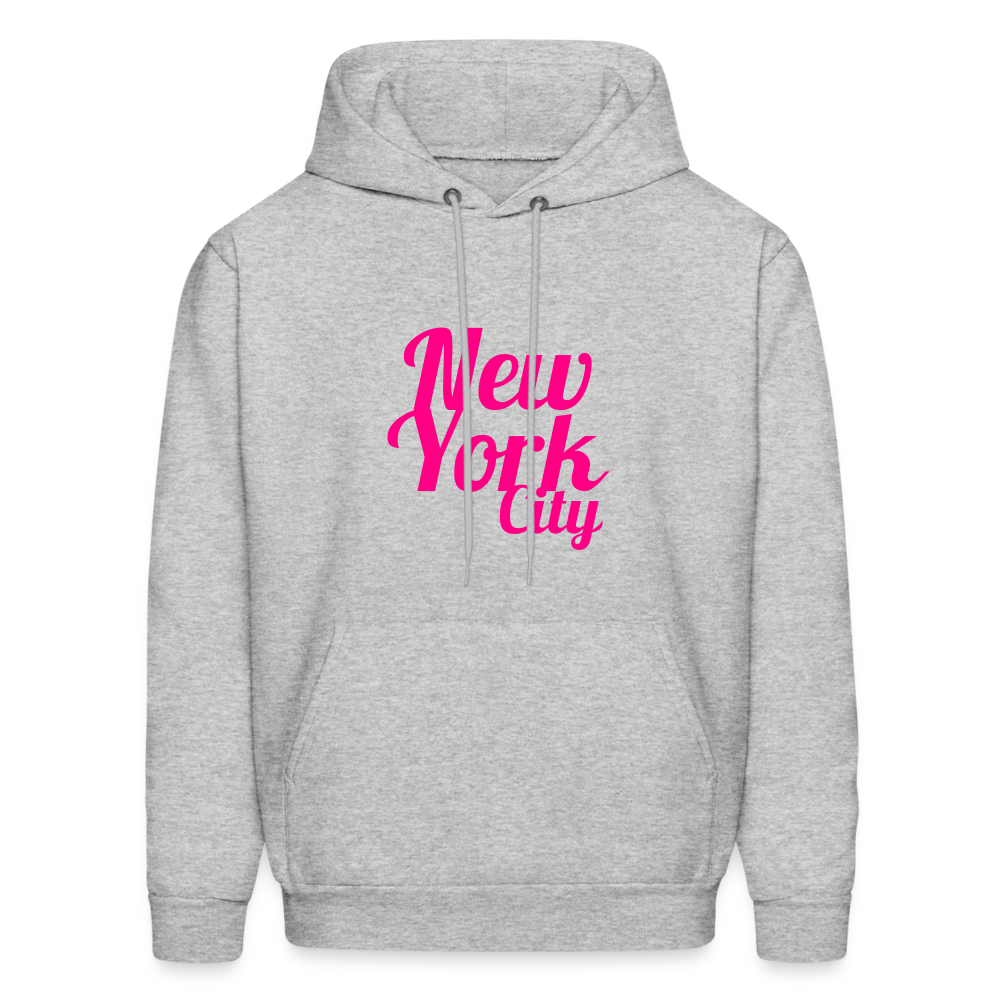 New York City Men's Hoodie - heather gray
