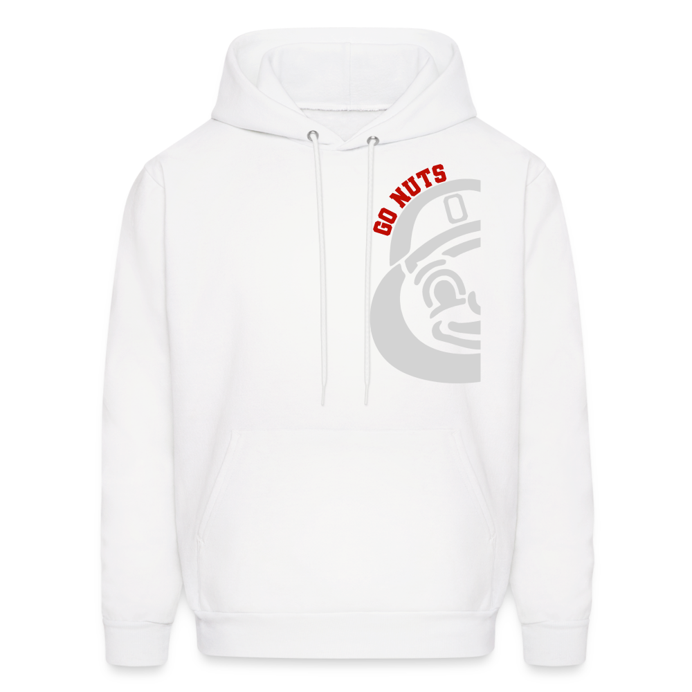Go Nuts Brutus Men's Hoodie - white