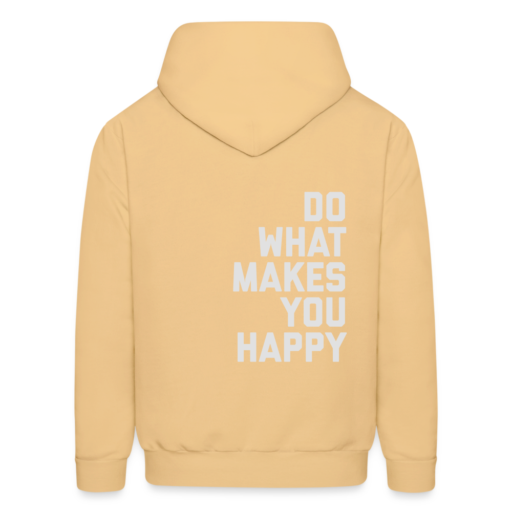 Do What Makes You Happy Men's Hoodie - light gold