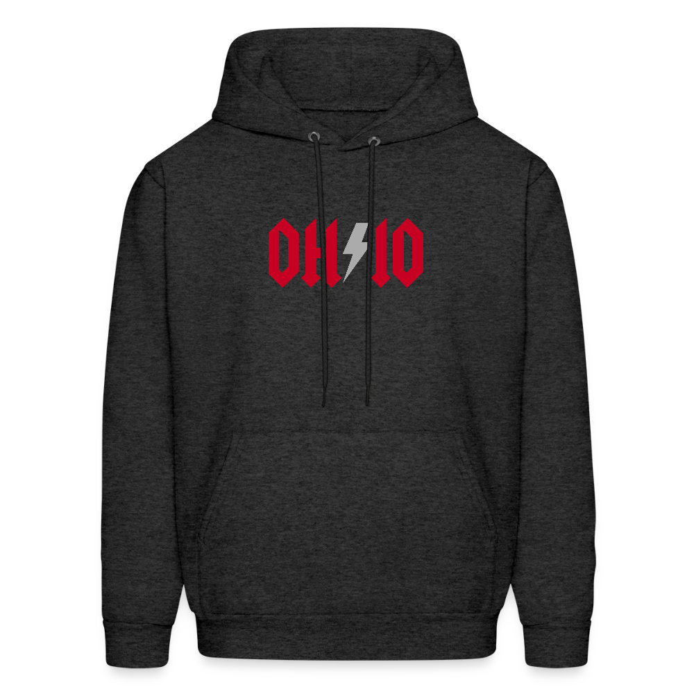 OH*IO Men's Hoodie - charcoal grey