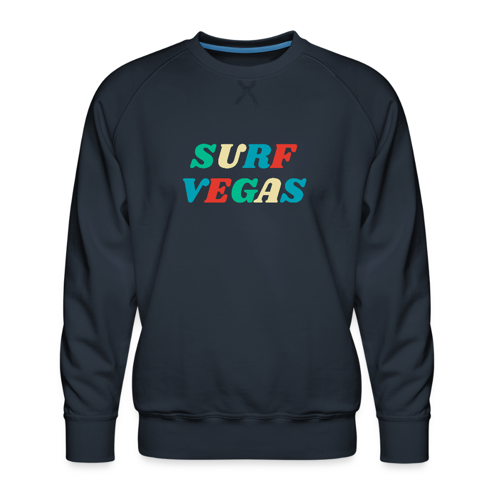 Surf Vegas Men’s Premium Sweatshirt - navy