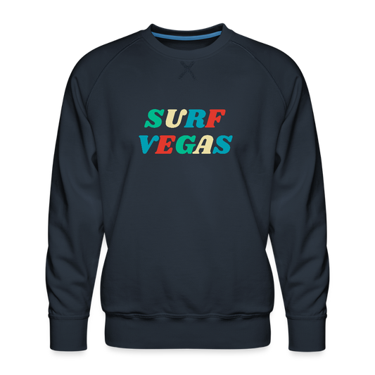 Surf Vegas Men’s Premium Sweatshirt - navy