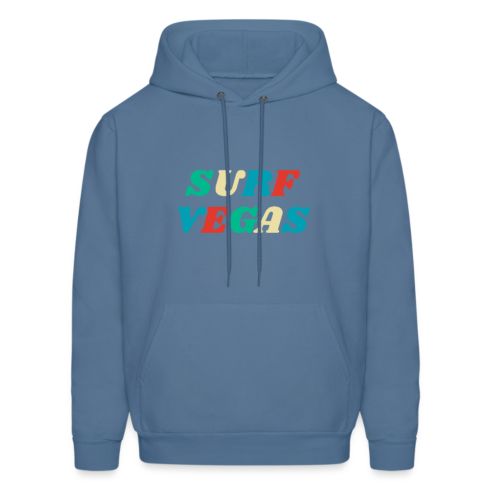 Surf Vegas Men's Hoodie - denim blue