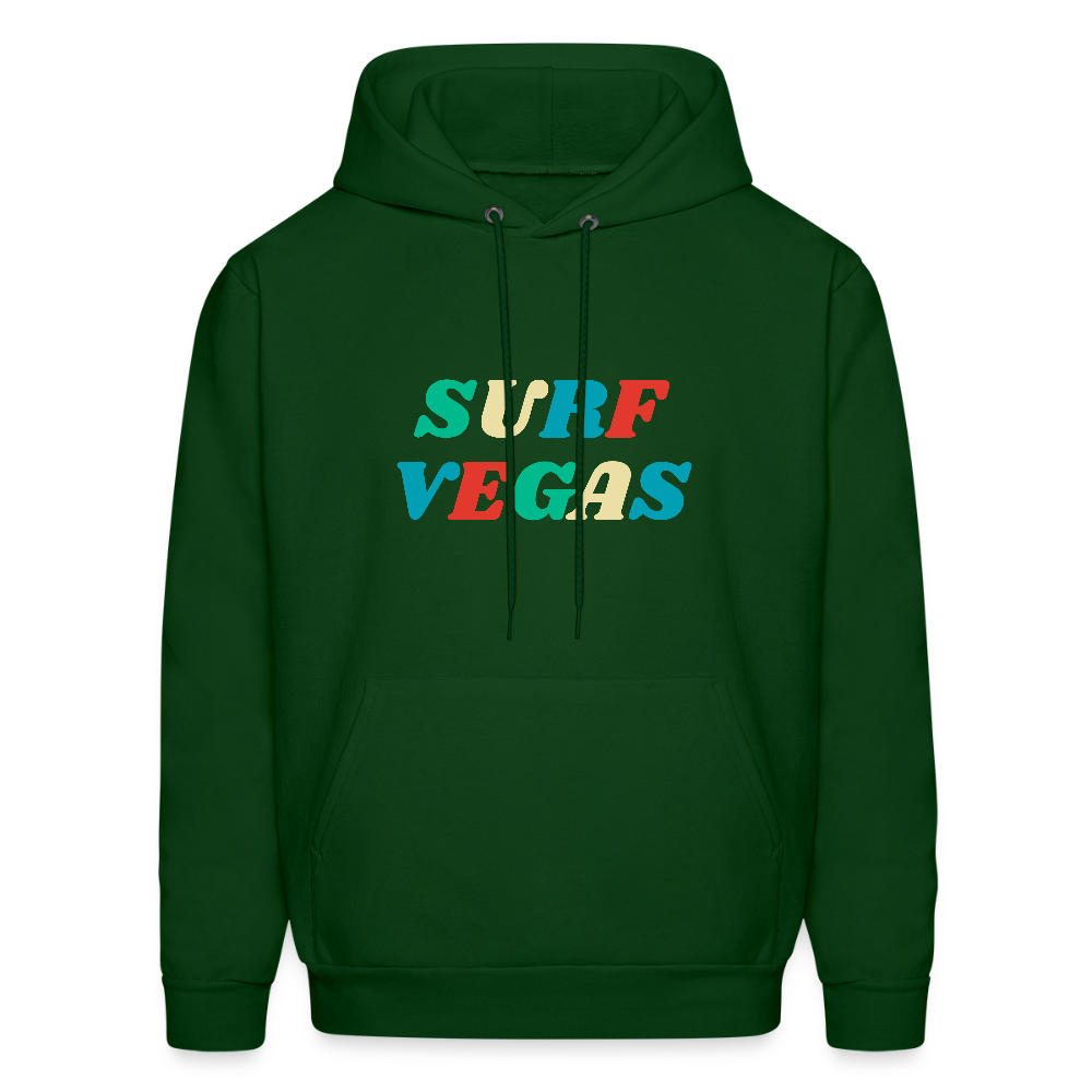 Surf Vegas Men's Hoodie - forest green