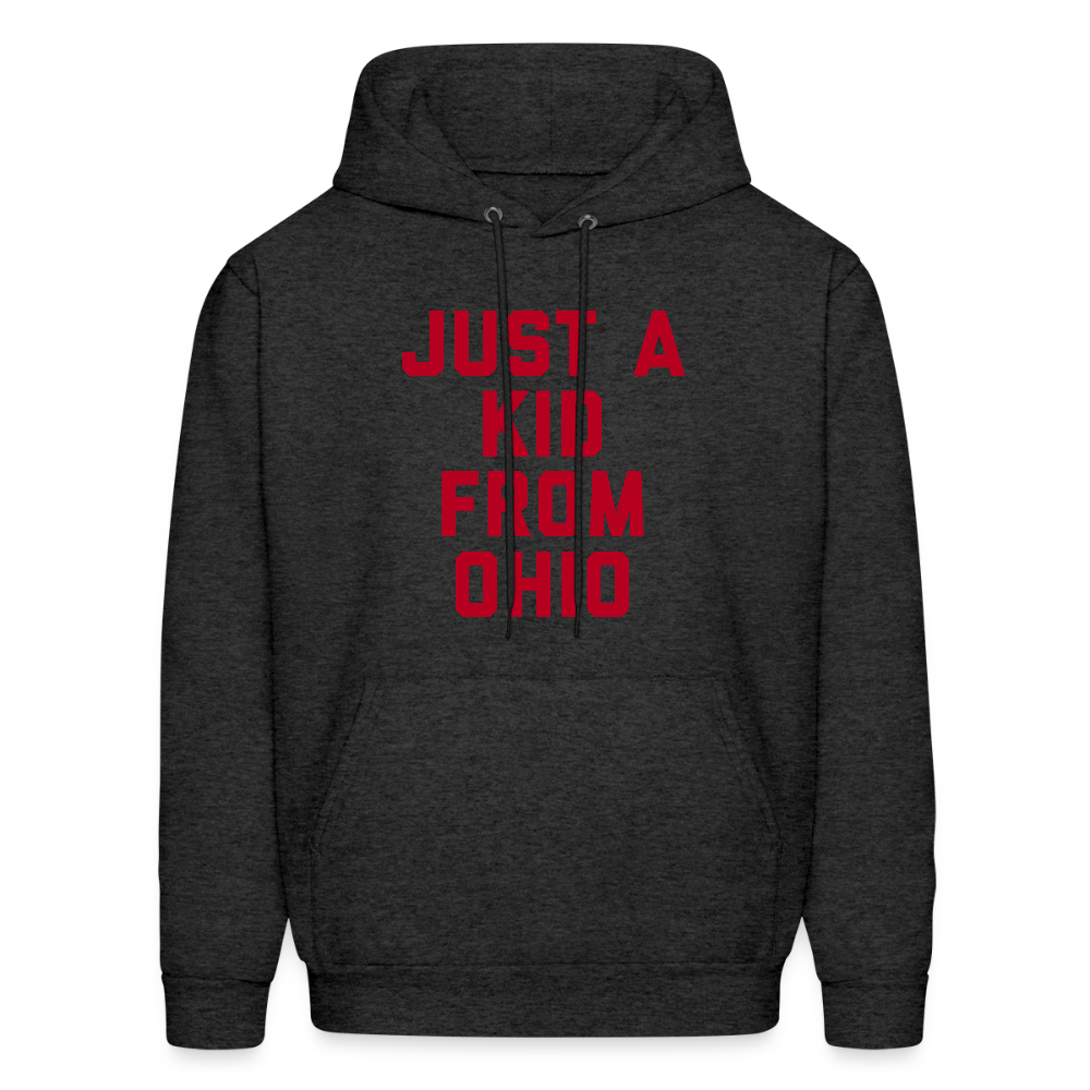 Just A Kid from Ohio Men's Hoodie - charcoal grey