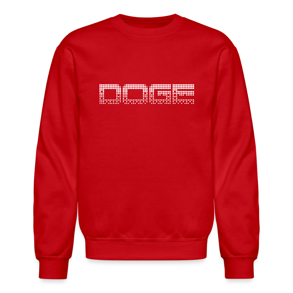 DOGE Crewneck Sweatshirt - red