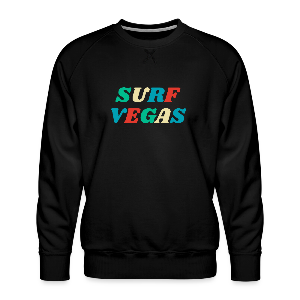 Surf Vegas Men’s Premium Sweatshirt - black