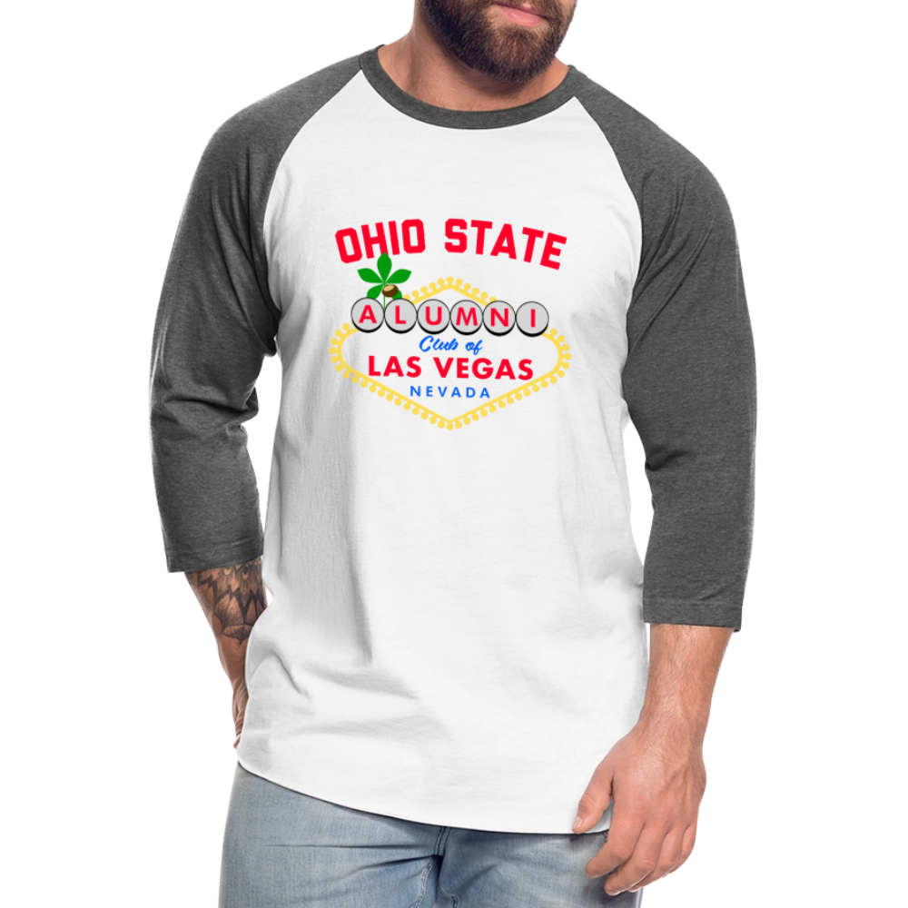 OSAC Baseball T-Shirt - white/charcoal