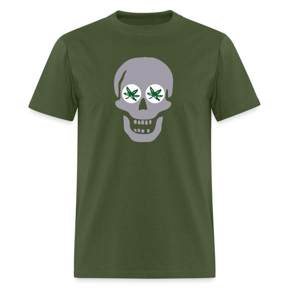 Skull BuckEYES Unisex Classic T-Shirt - military green