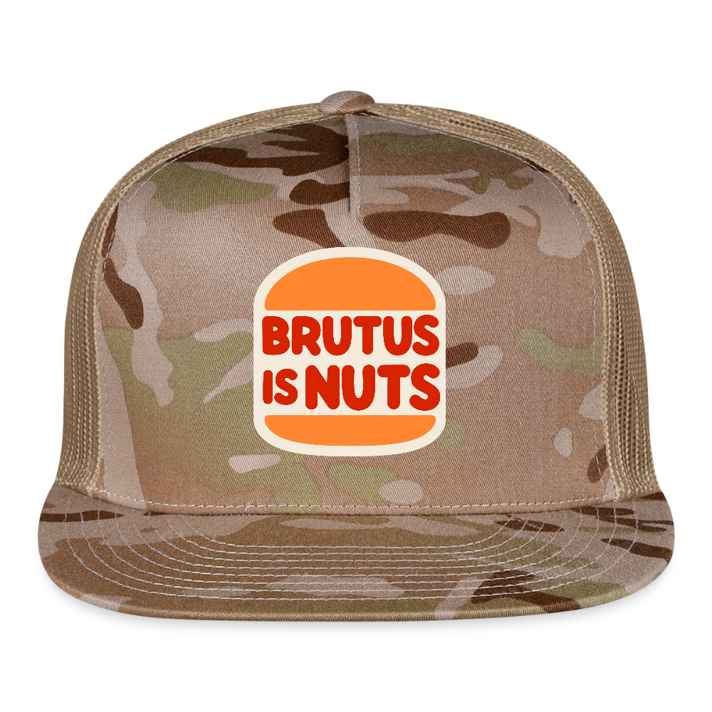 Brutus is Nuts Trucker Hat - MultiCam\tan