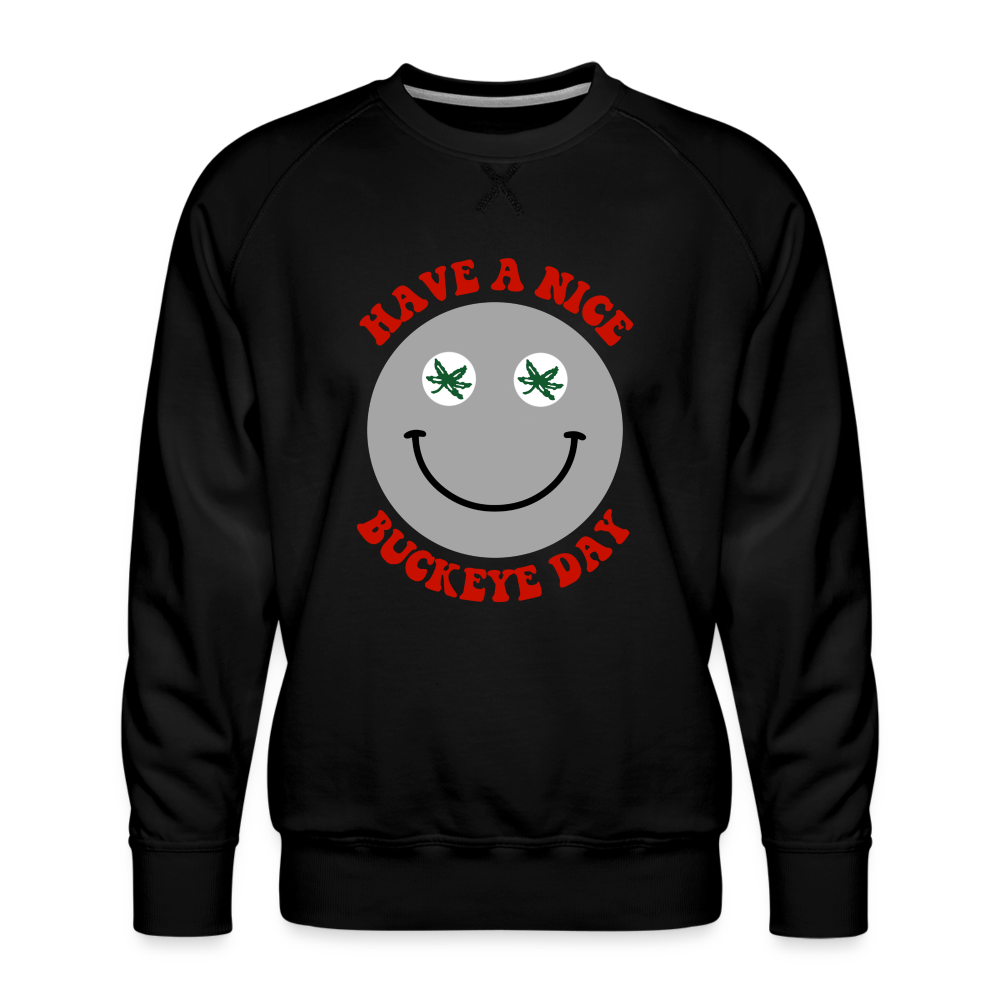 Have a Nice Buckeye Day Men’s Premium Sweatshirt - black