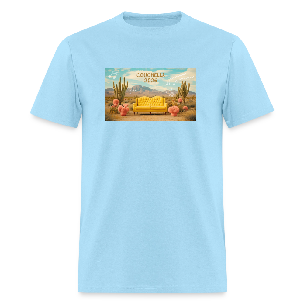 Couchella 2026 Unisex T-Shirt - powder blue