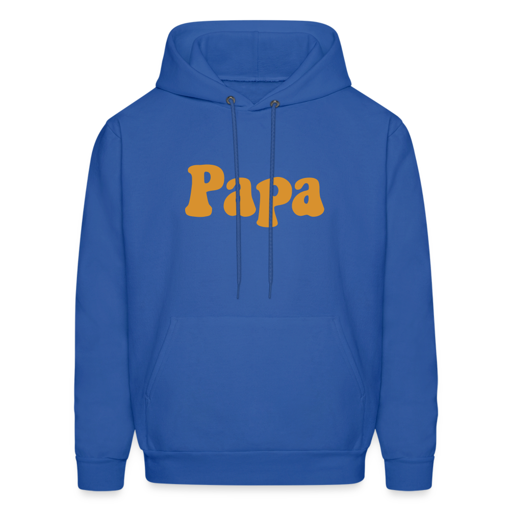Papa Men's Hoodie - royal blue