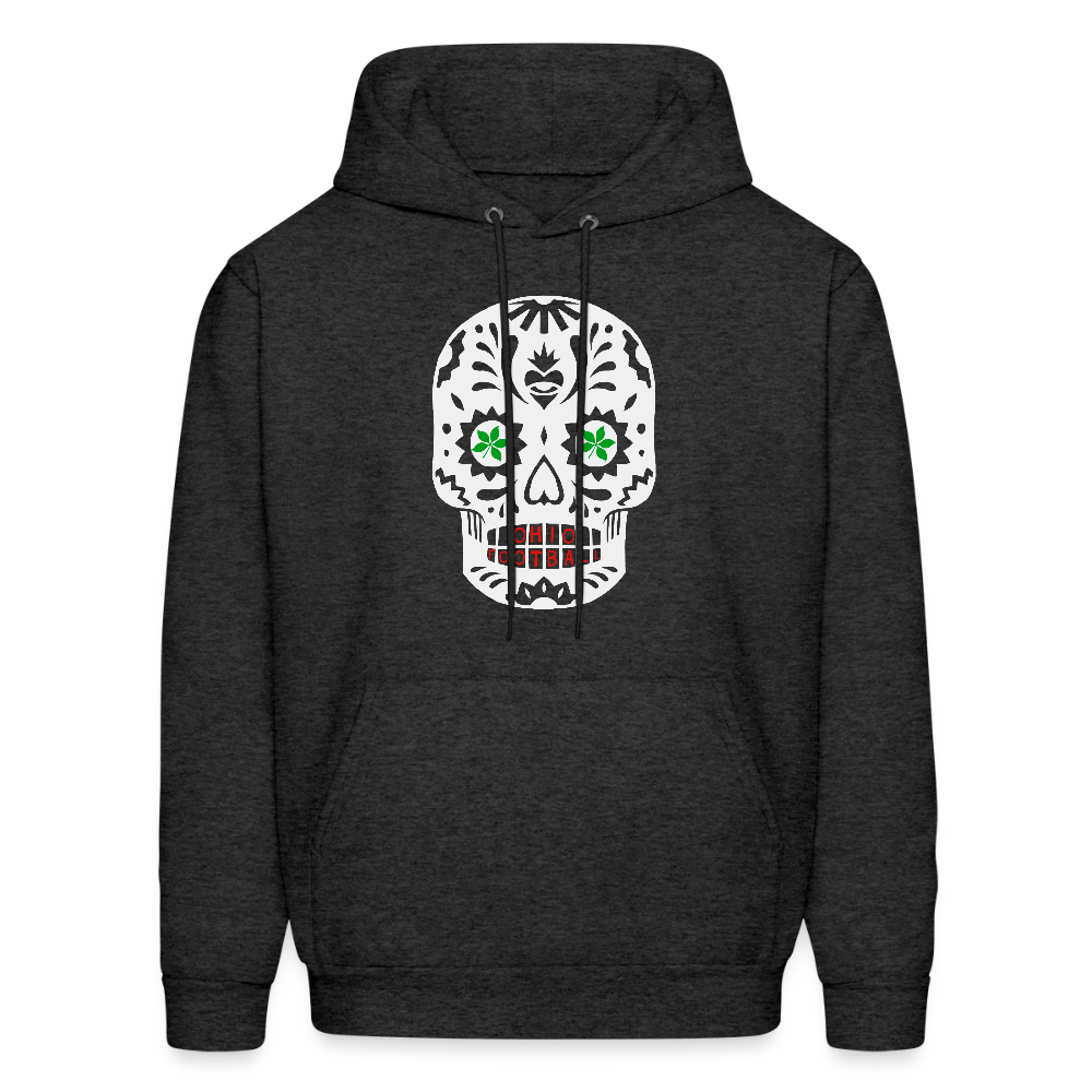 Sugar Skulls Ohio Football Men's Hoodie - charcoal grey
