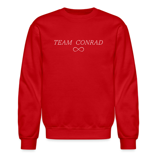 Team Conrad Crewneck Sweatshirt - red