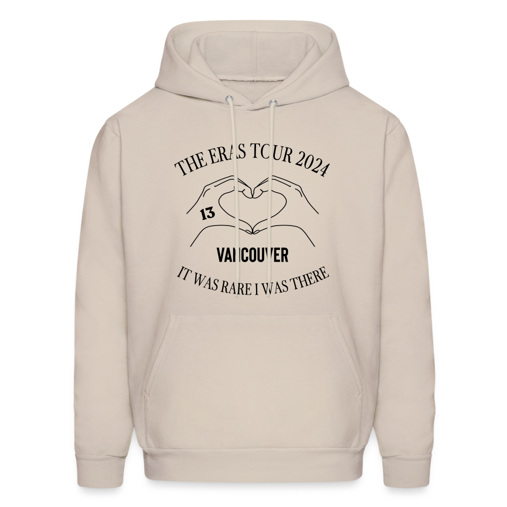 The Eras Tour 2024 It was rare. I was there. Vancouver Men's Hoodie - Sand