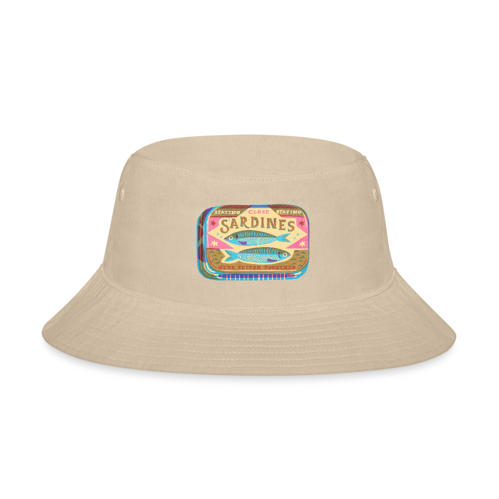 Sardines Better Together Bucket Hat - cream