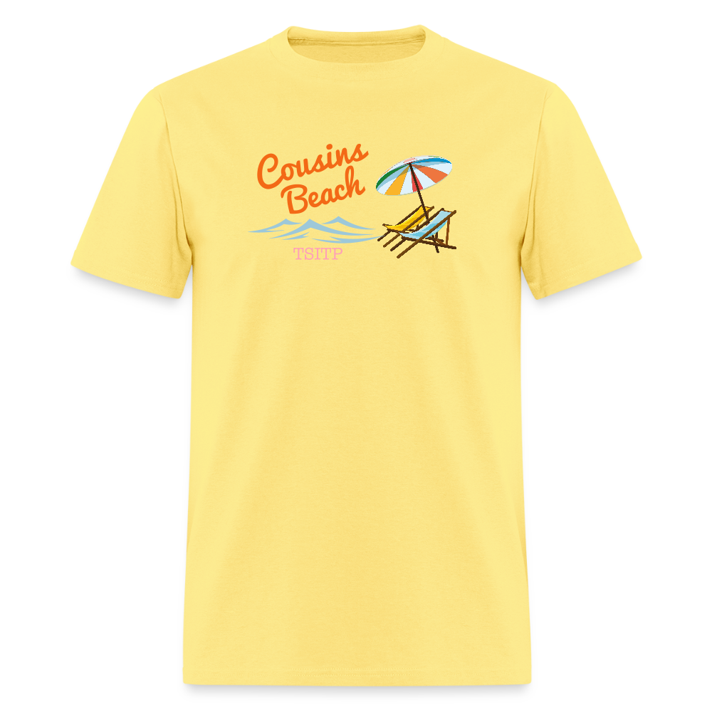 Cousins Beach Chairs Unisex Classic T-Shirt - cornsilk