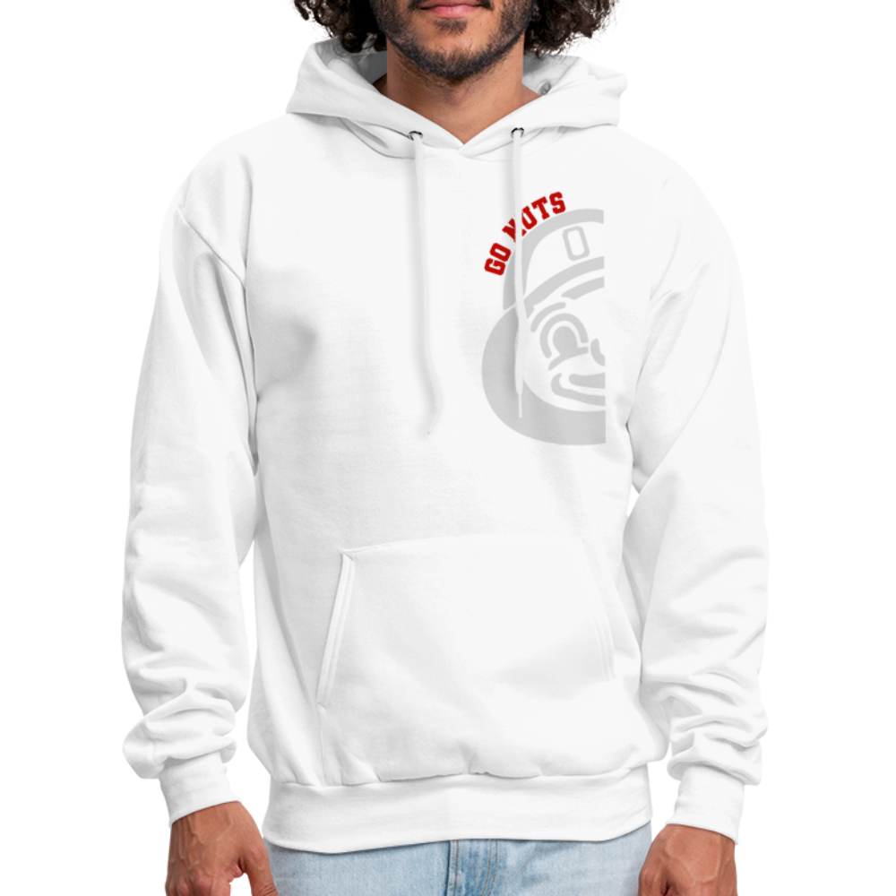 Go Nuts Brutus Men's Hoodie - white