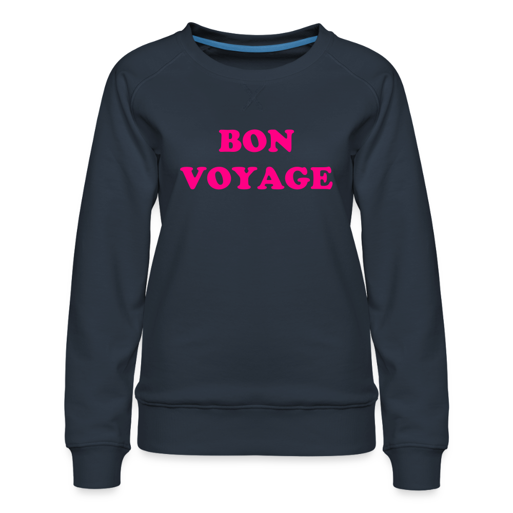 Bon Voyage Women’s Premium Sweatshirt - navy