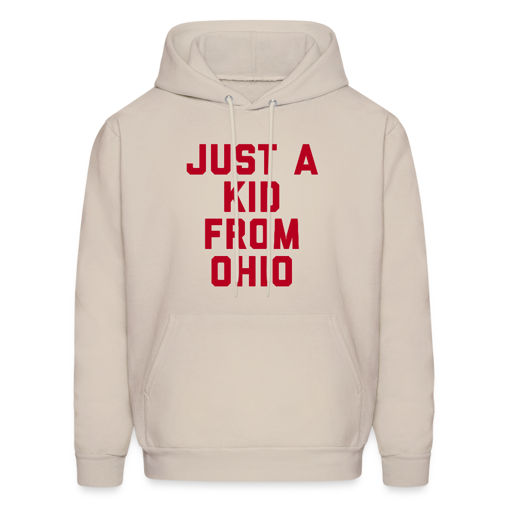 Just A Kid from Ohio Men's Hoodie - Sand