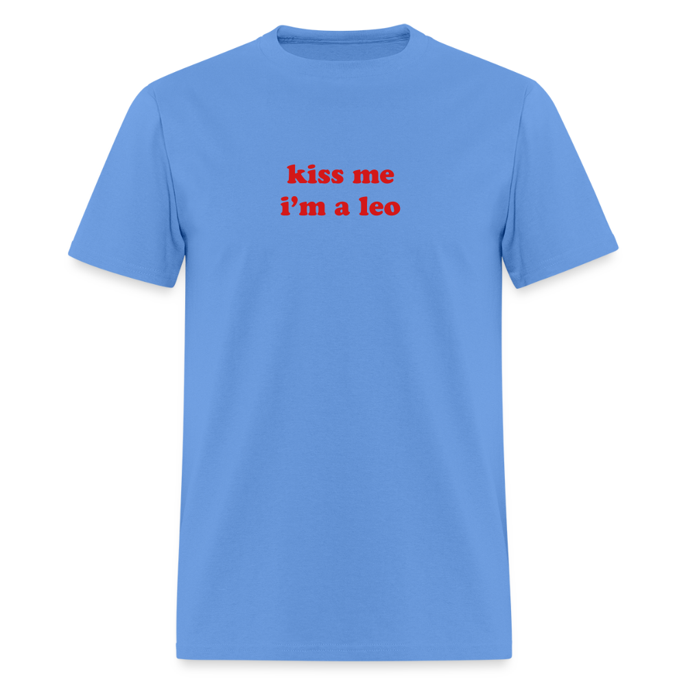 kiss me I’m a leo Unisex Classic T-Shirt - carolina blue