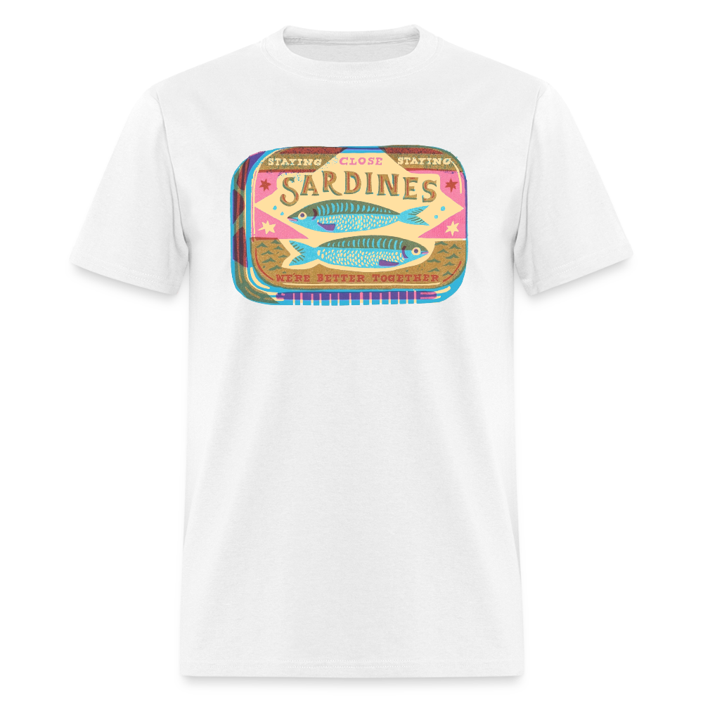 Sardines Better Together Unisex Classic T-Shirt - white