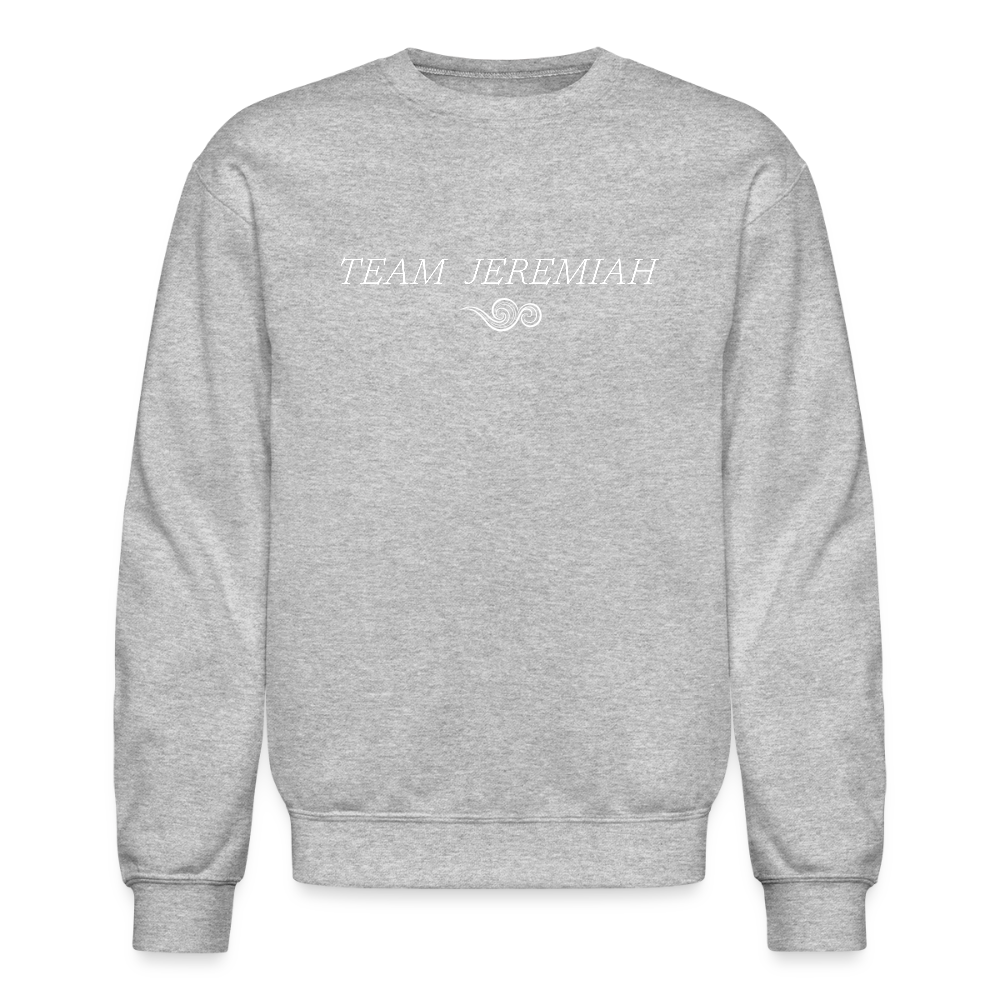 Team Jeremiah Crewneck Sweatshirt - heather gray