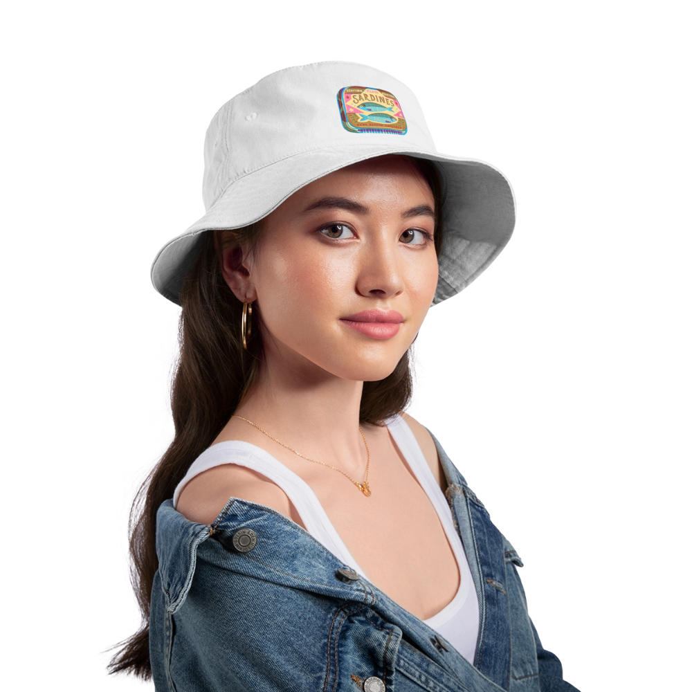 Sardines Better Together Bucket Hat - white