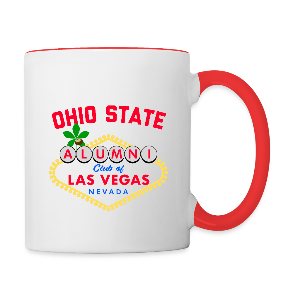 OSAC Contrast Coffee Mug - white/red