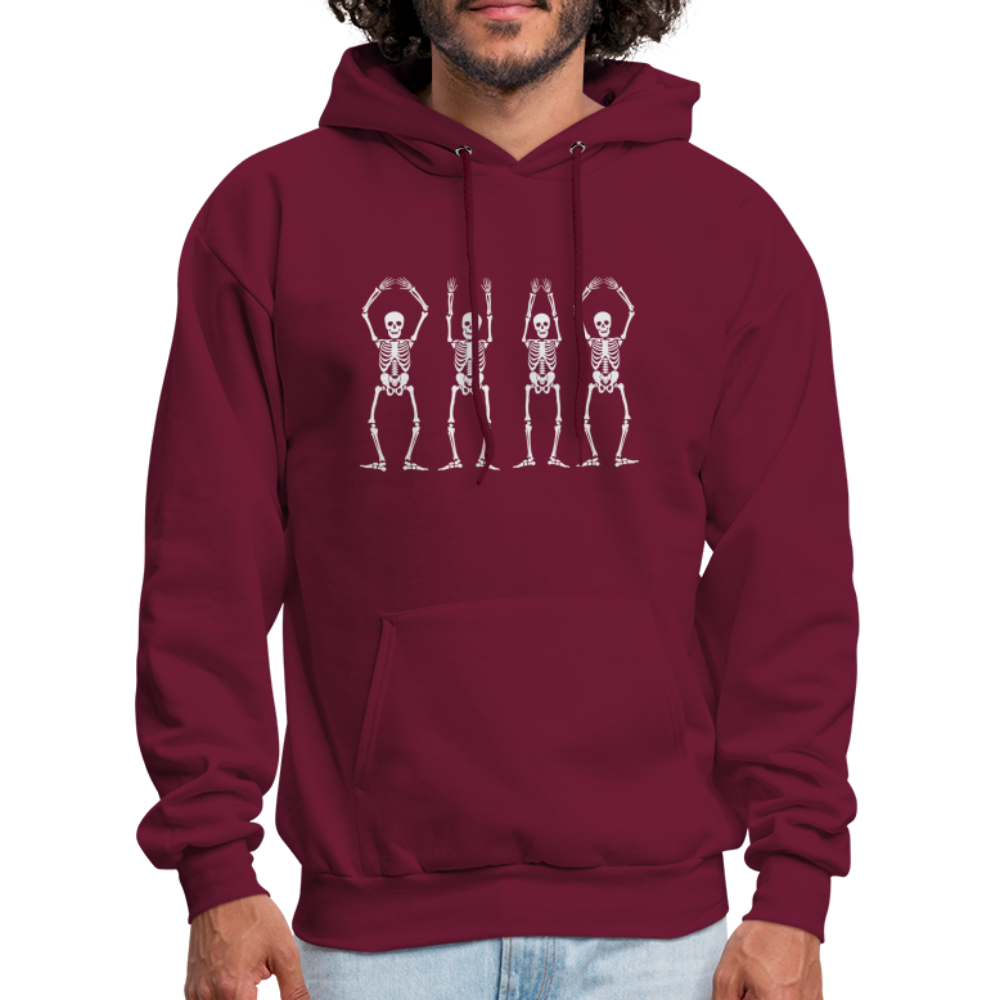 OHIO Skeletons Men's Hoodie - burgundy