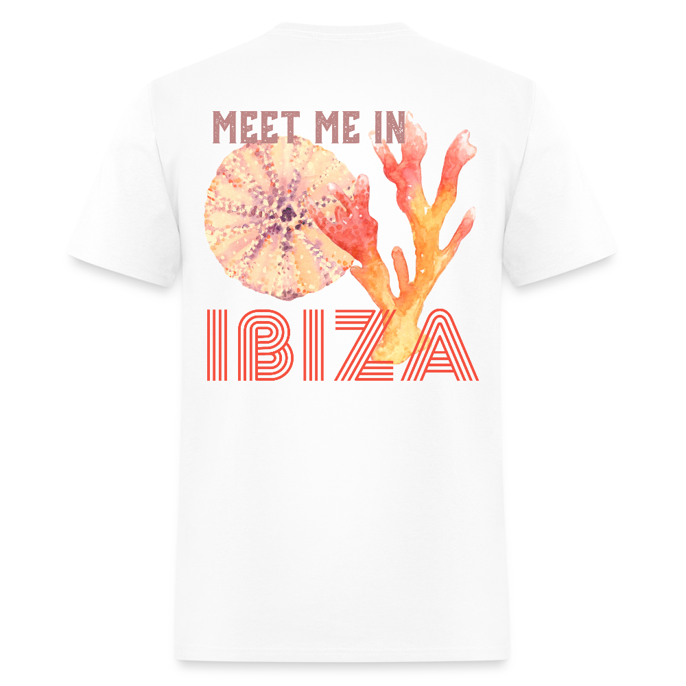 Meet Me in Ibiza Unisex Classic T-Shirt - white